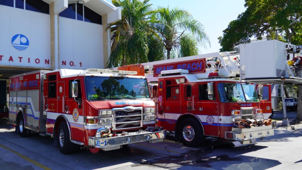 Palm Beach Florida fire station